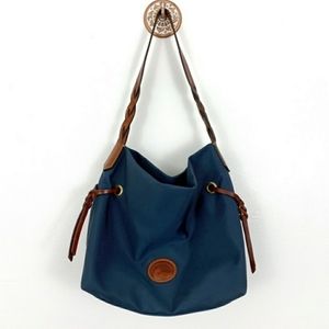 Dooney & Bourke Navy Blue Leather Shoulder Bag
